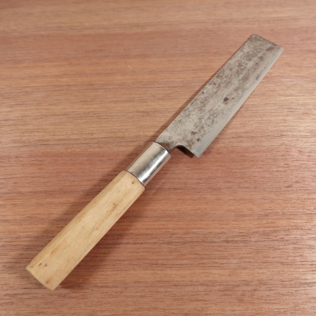 Sadanobu Usuba Knife, Sharpened, Single Bevel, Carbon Steel, Vegetable Knife, 180mm