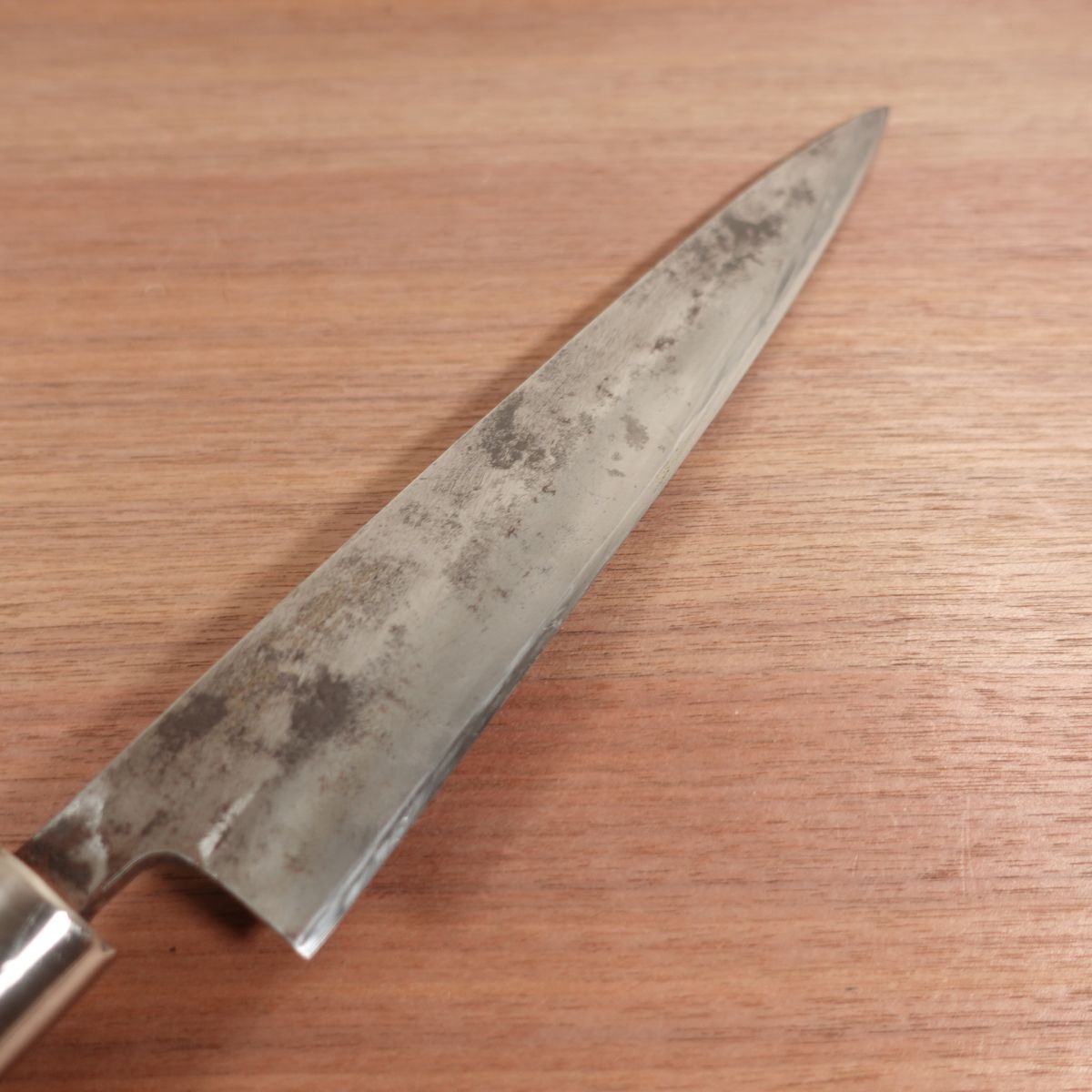Minamoto Masahisa Mioroshi Knife, Sharpened, Slim, Large Deba, Salmon Knife, Single-Bevel Wa-Gyuto, 270mm
