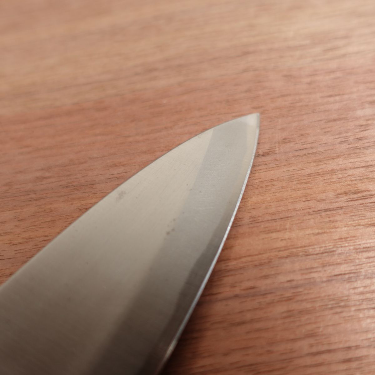 Masamoto Sohonten Deba Knife, Sharpened, Water Buffalo Handle, Carbon Steel, Nearly Unused, 155mm