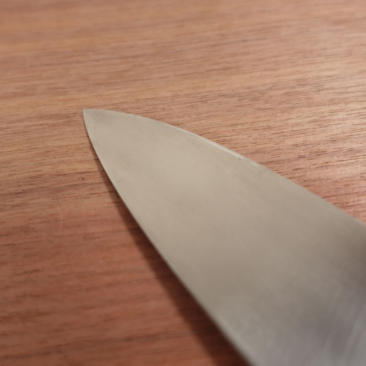 Masamoto Sohonten Deba Knife, Sharpened, Water Buffalo Handle, Carbon Steel, Nearly Unused, 155mm
