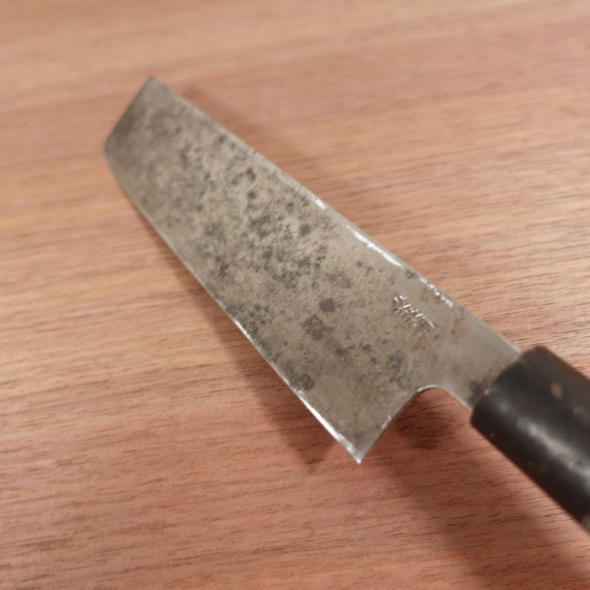 Naokichi Usuba Knife, Sharpened, Water Buffalo Handle, Betsuuchi, Yasuki Steel, Single Bevel, Vegetable Knife, 180mm