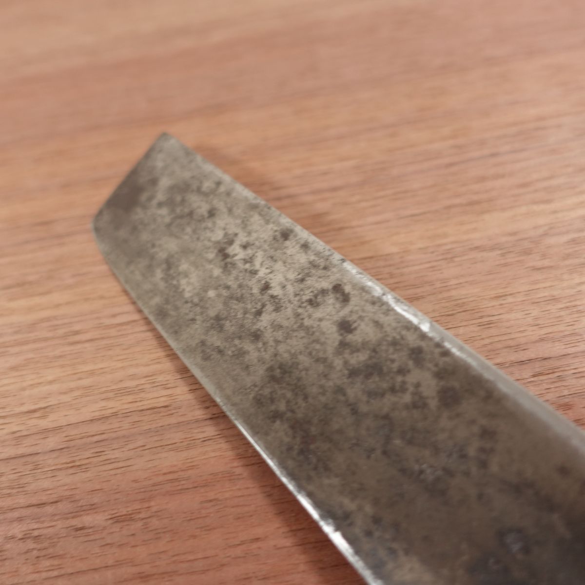 Naokichi Usuba Knife, Sharpened, Water Buffalo Handle, Betsuuchi, Yasuki Steel, Single Bevel, Vegetable Knife, 180mm