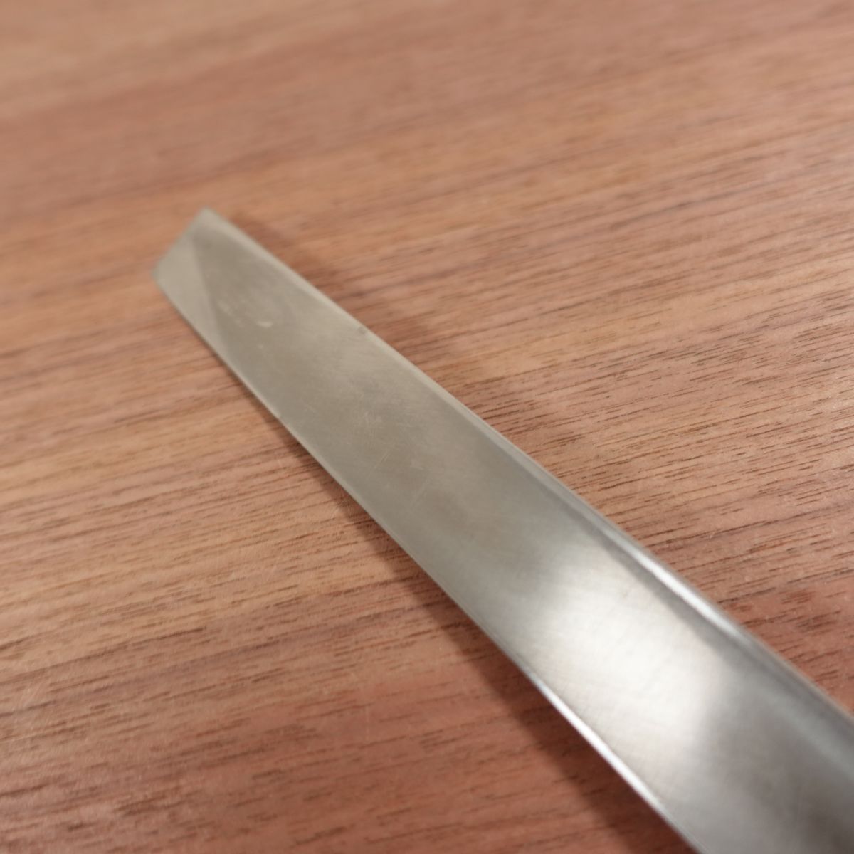 Masuda Tokusei Tako-Hiki Knife, Sharpened, Water Buffalo Handle, Sashimi Knife, Yasuki Steel, Nearly Unused Stored Item, 215mm