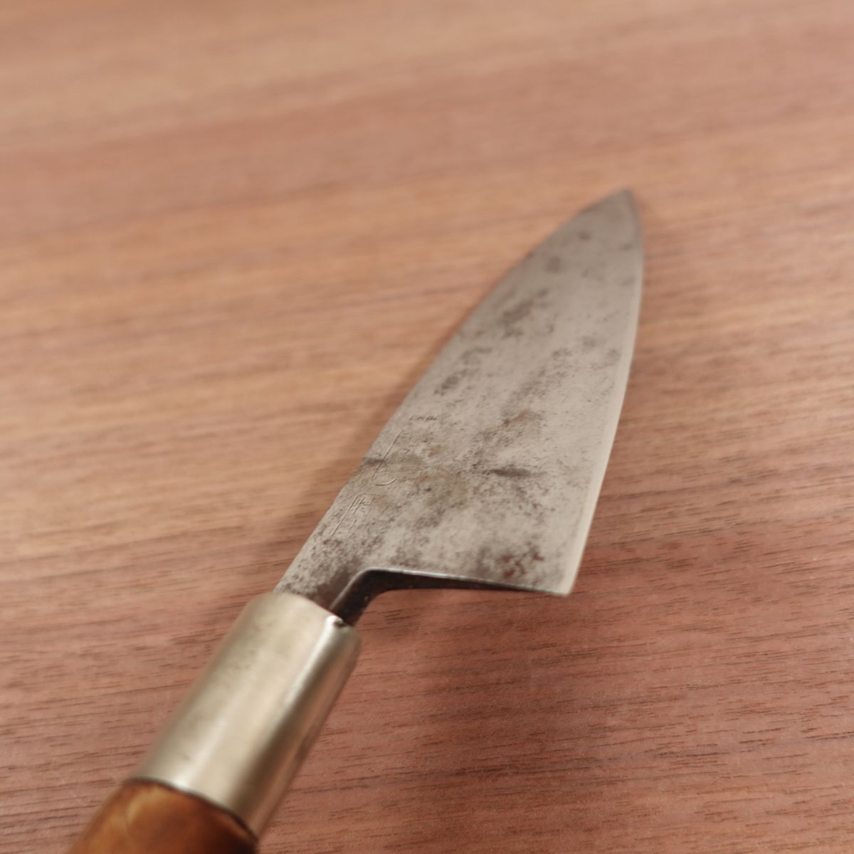 Kidaya Deba Knife, Sharpened, Yokohama, Carbon Steel, Premium, Small Size, 135mm