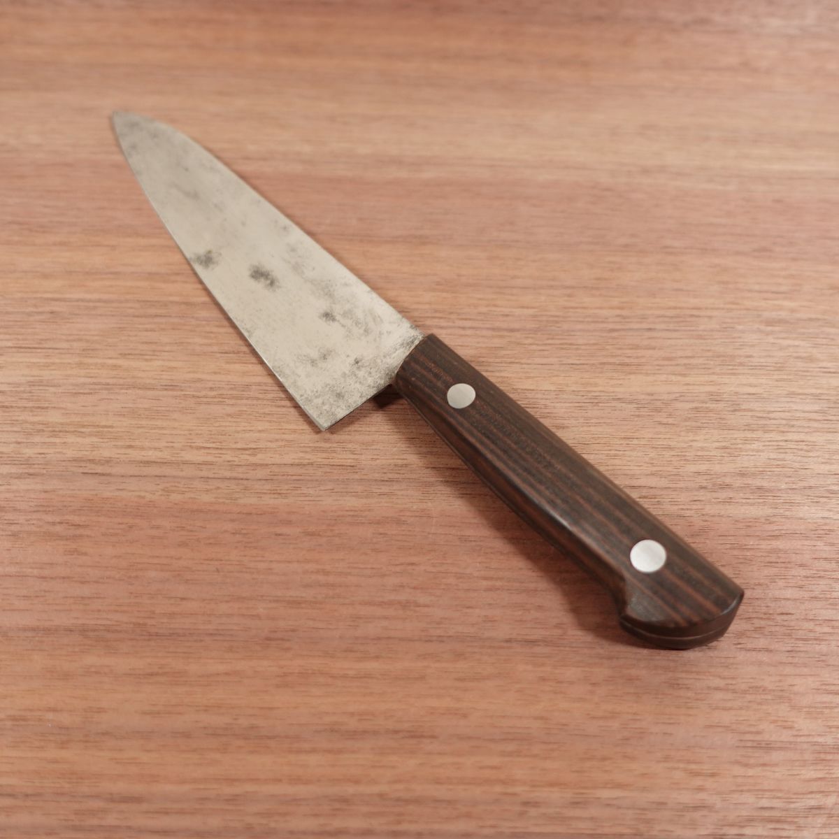 Masakane Gyuto Knife, Sharpened, Carbon Steel, All-Purpose Knife, Nearly Single Bevel 80:20, 195mm