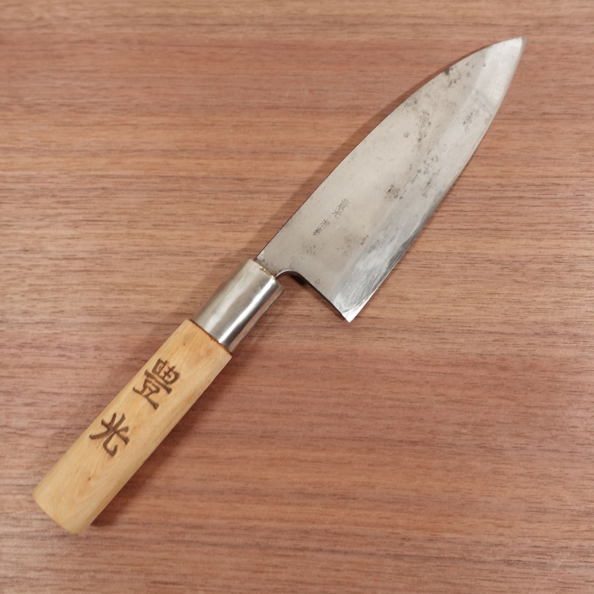 Toyomitsu Deba Knife, Sharpened, Heavy Duty, Carbon Steel, Single Bevel, 170mm