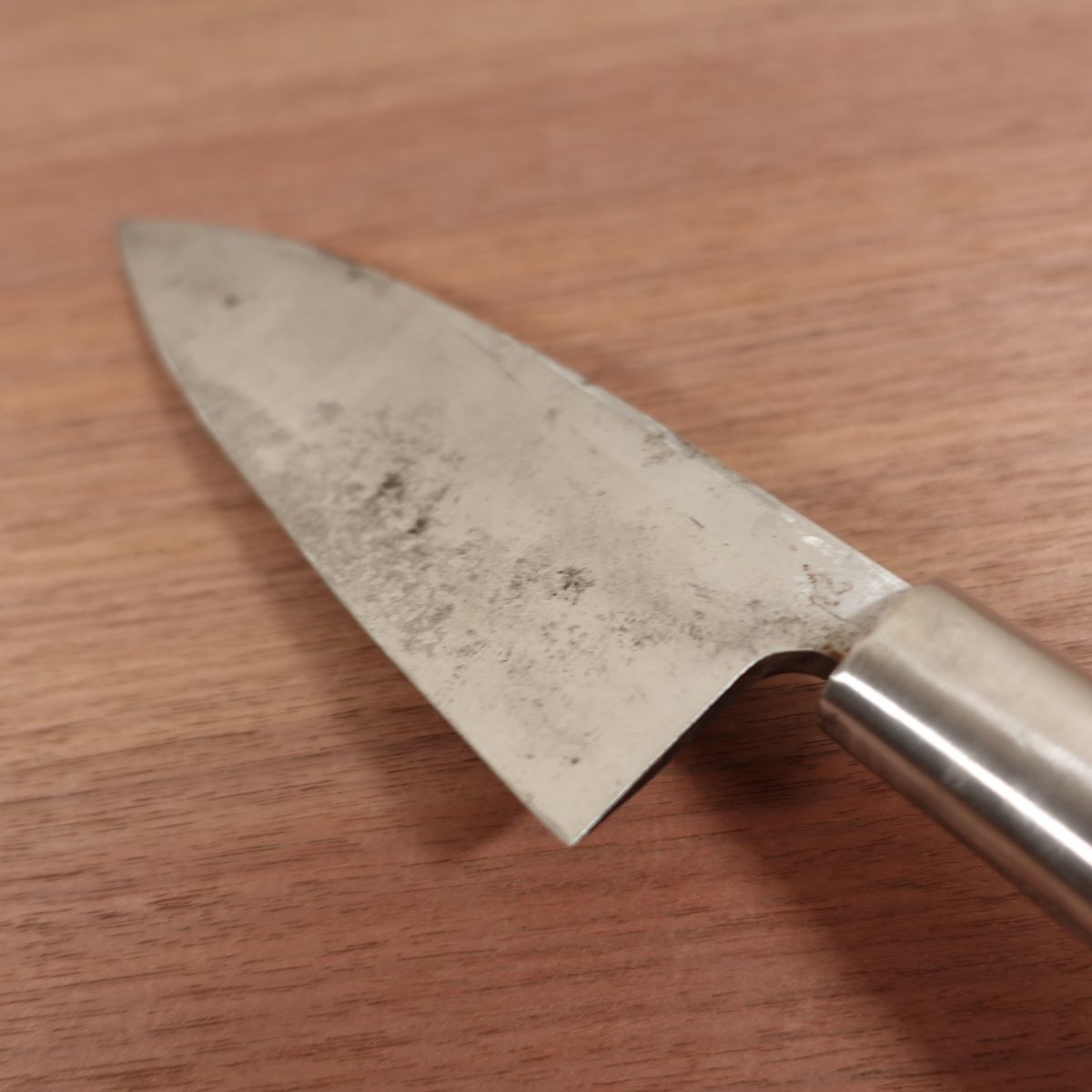 Toyomitsu Deba Knife, Sharpened, Heavy Duty, Carbon Steel, Single Bevel, 170mm