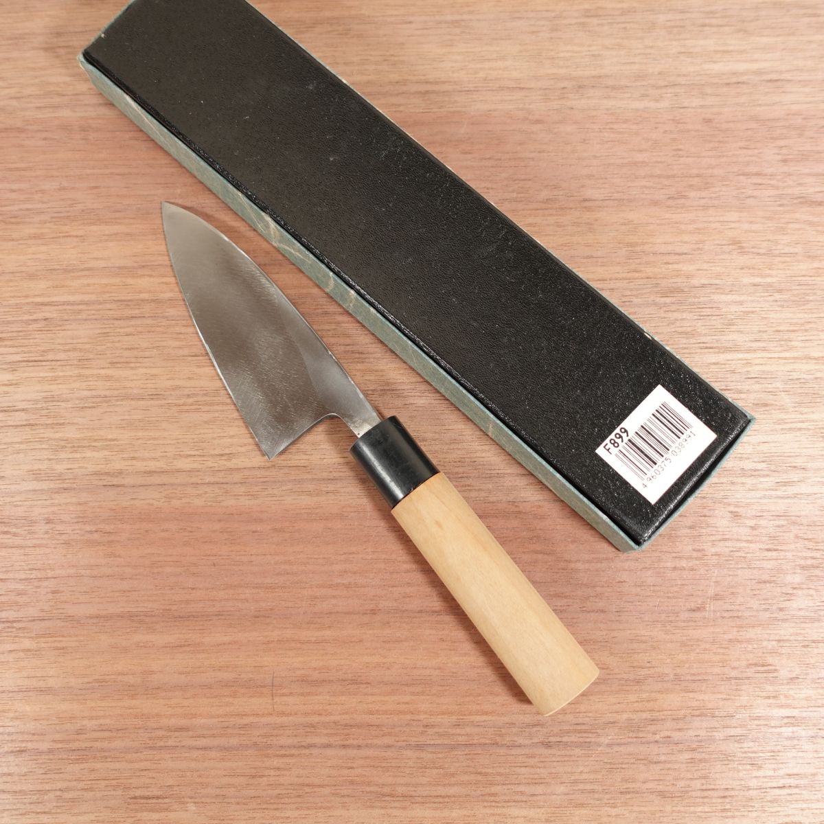 Tojiro Ajikiri Knife Sharpened Ko-Deba White Steel Yasuki Steel F-899 Boxed 110mm