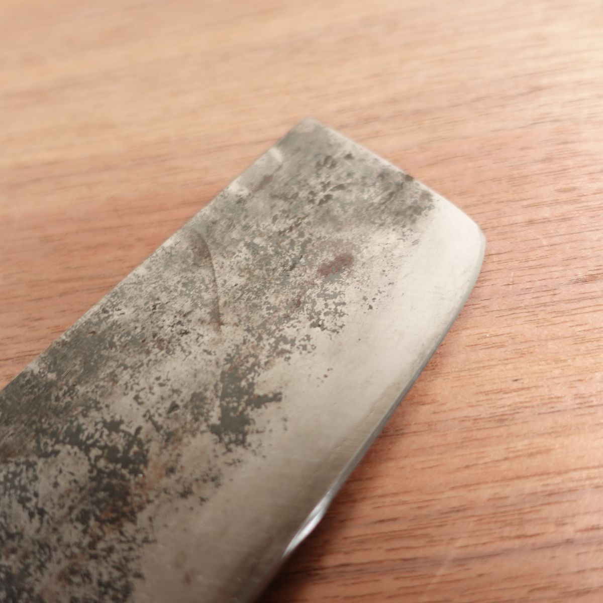 Izutsuki Kiya Nakiri Knife Sharpened Kurouchi Buffalo Handle Yasuki Aogami 160mm