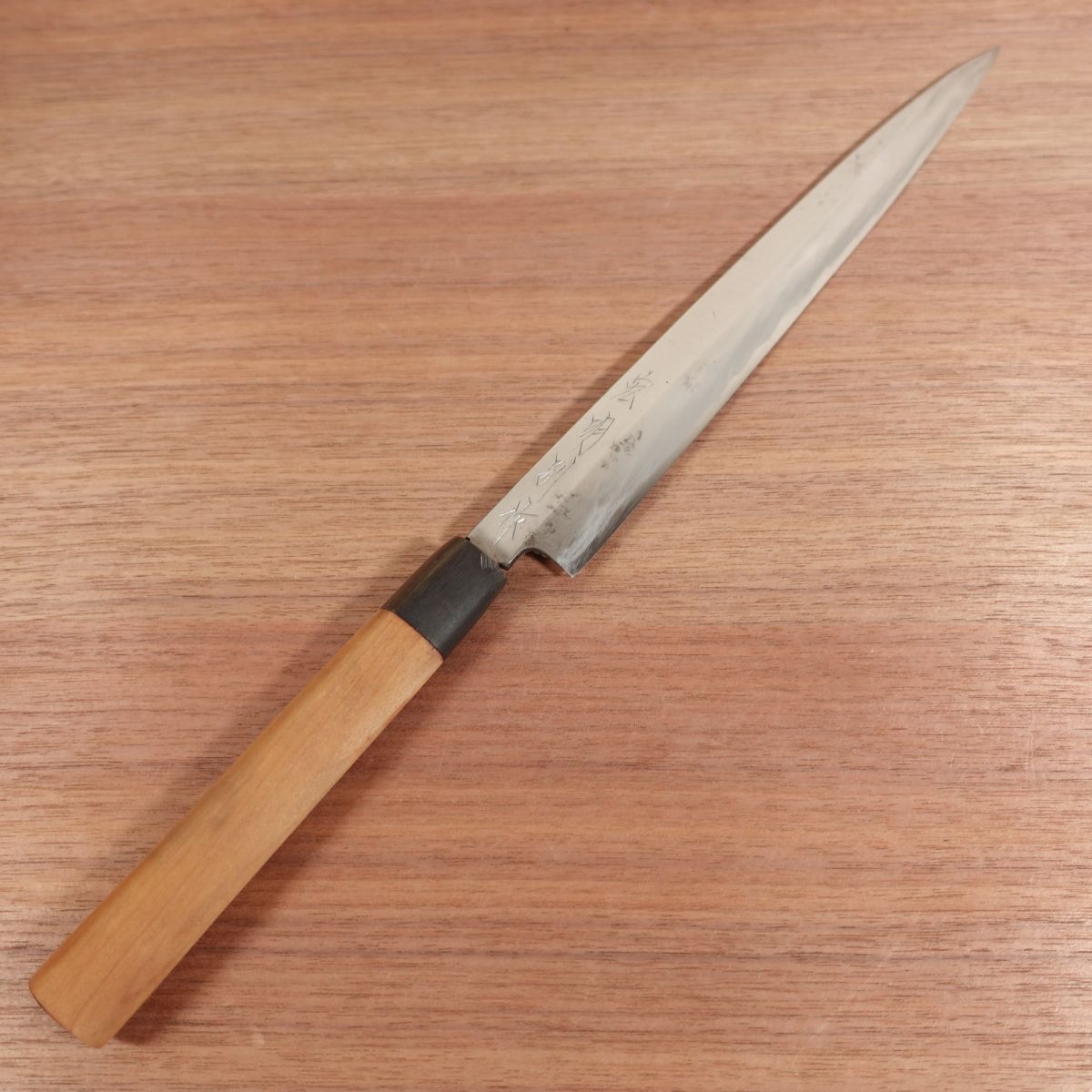 Hiroaki Yanagiba Sharpened Buffalo Handle Sashimi Knife Bessaku 270mm