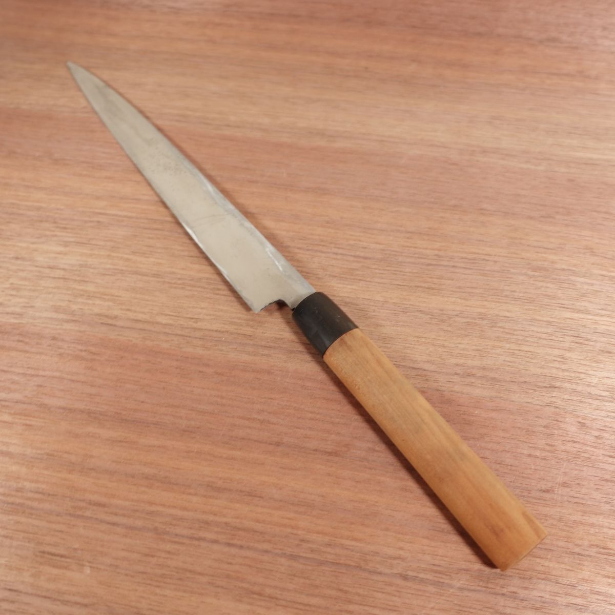 Hiroaki Yanagiba Sharpened Buffalo Handle Sashimi Knife Bessaku 270mm
