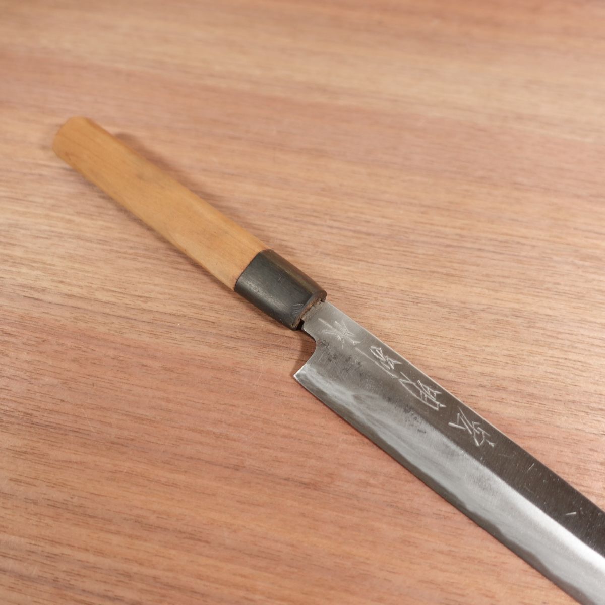 Hiroaki Yanagiba Sharpened Buffalo Handle Sashimi Knife Bessaku 270mm