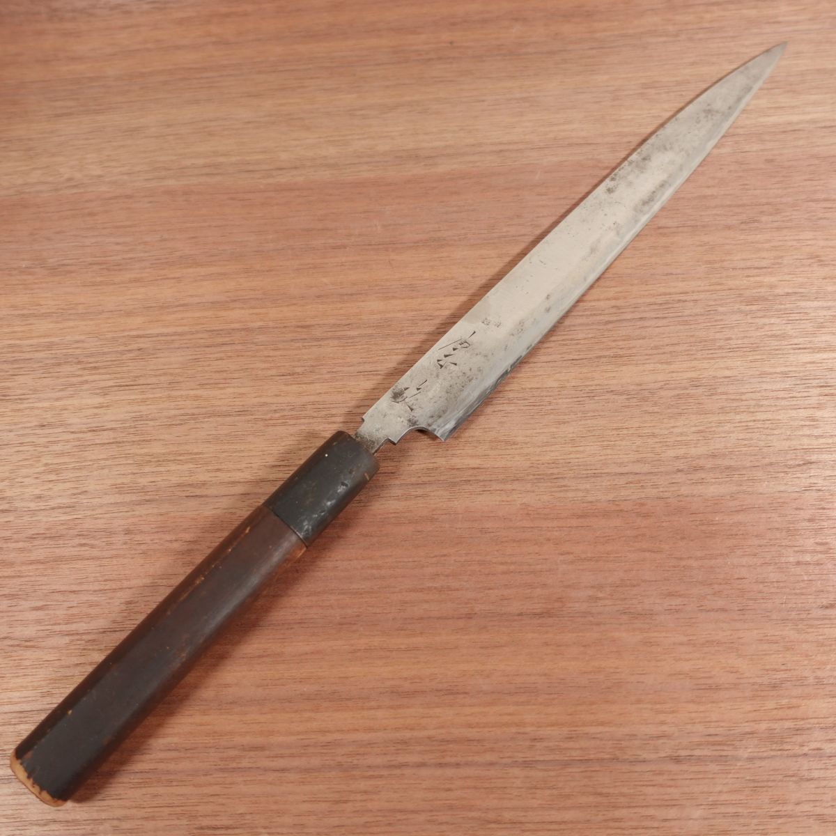 Munetsugi Yanagiba Sharpened Buffalo Handle Sashimi Knife 270mm