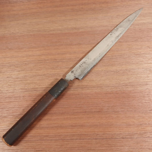 Munetsugi Yanagiba Sharpened Buffalo Handle Sashimi Knife 270mm