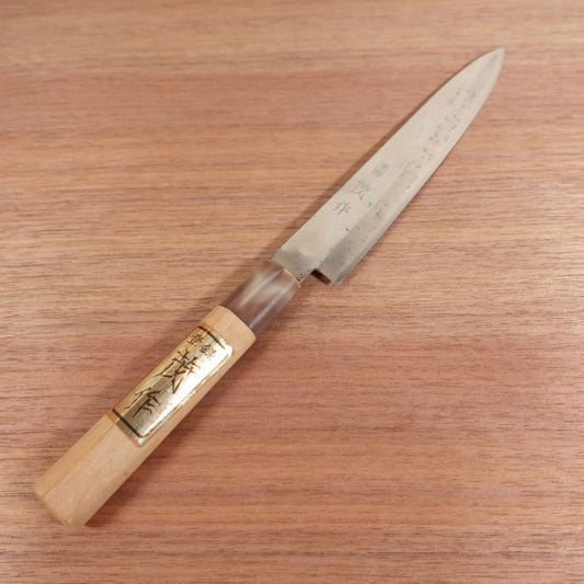 Mosaku Yanagiba Sharpened Marble Handle Sashimi Knife Carbon Steel 175mm