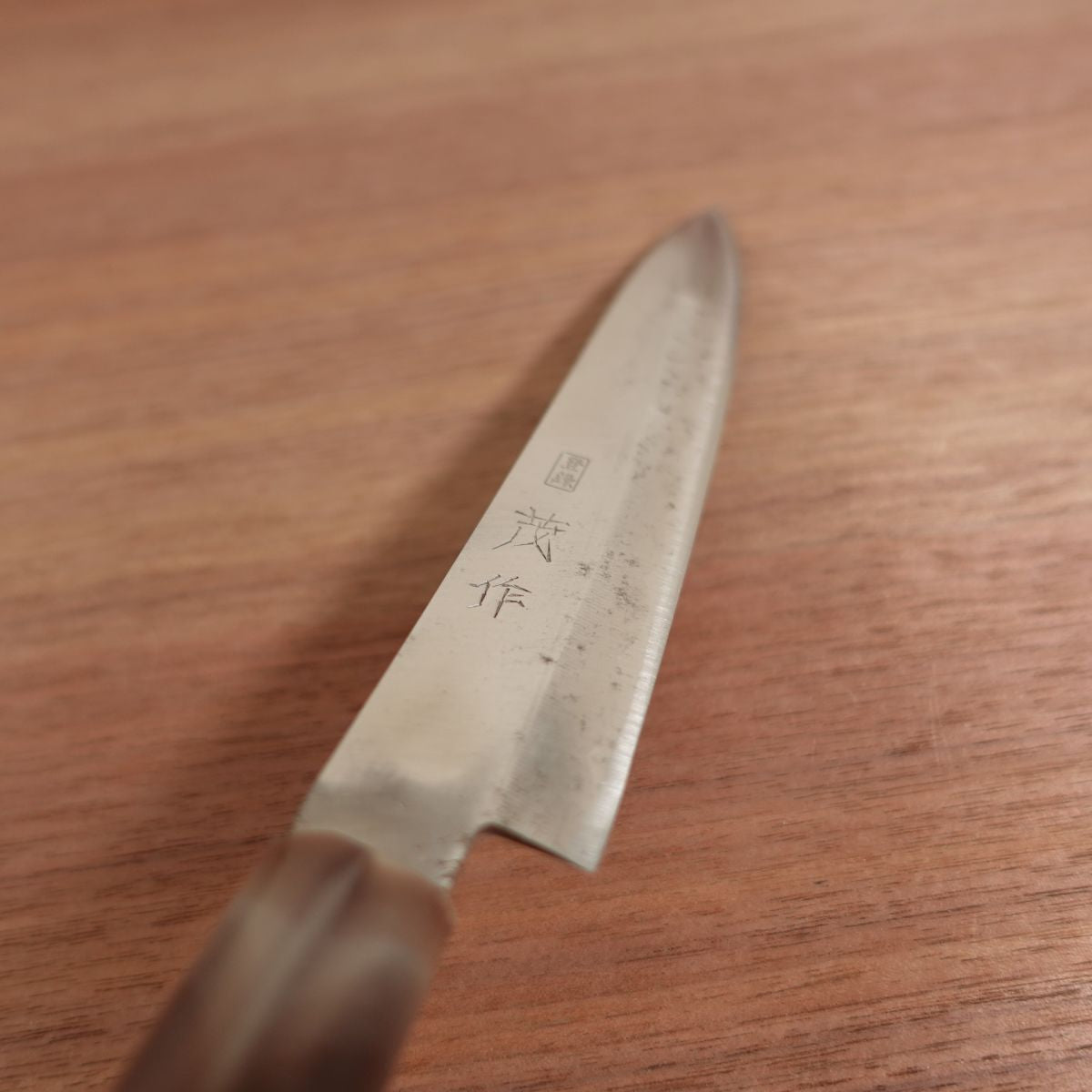 Mosaku Yanagiba Sharpened Marble Handle Sashimi Knife Carbon Steel 175mm