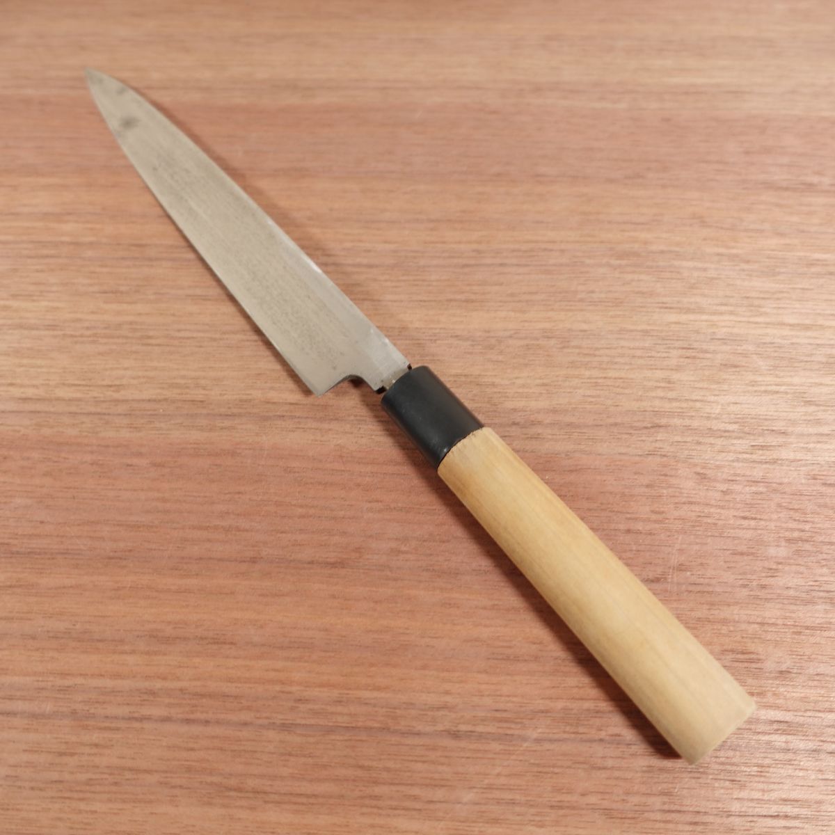 Kiya Yoshihisa Yanagiba Sharpened Sashimi Knife Gourd Logo Carbon Steel 210mm