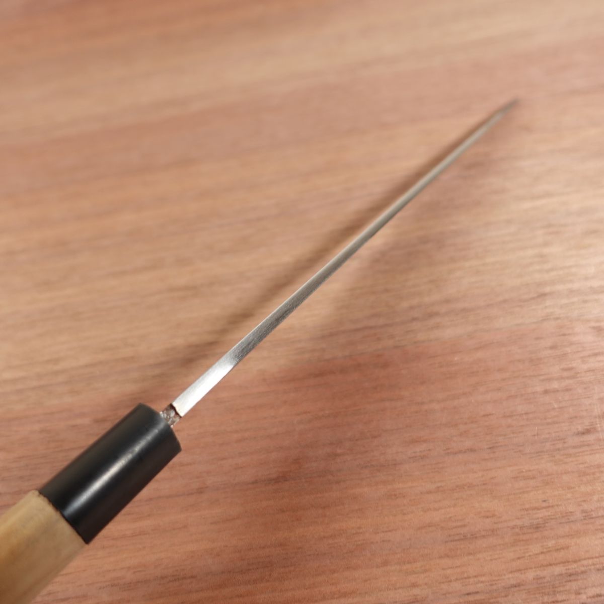 Kiya Yoshihisa Yanagiba Sharpened Sashimi Knife Gourd Logo Carbon Steel 210mm