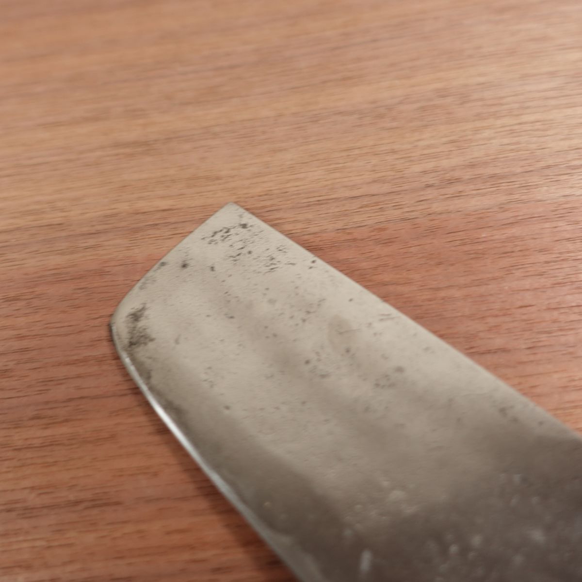Kikuichimonji Nakiri Sharpened Yasuki Aogami Nashiji Double Bevel 145mm