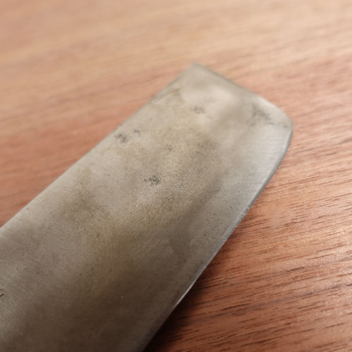 Sakai Sadamine Nakiri Sharpened Special Carbon Steel Double Bevel 165mm