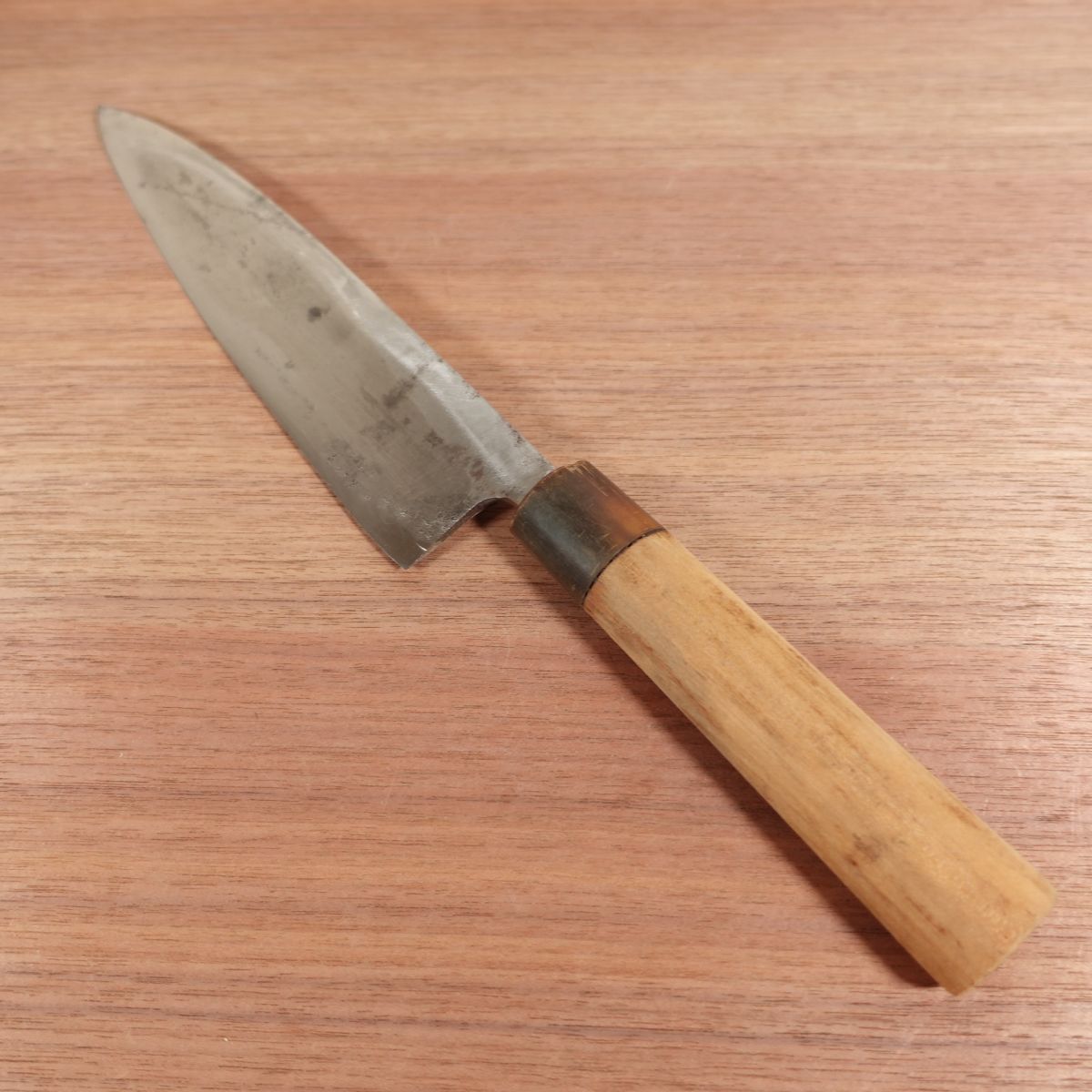 Masamoto Sohonten Mioroshi Sharpened Buffalo Handle Slim Deba Stored Item 205mm
