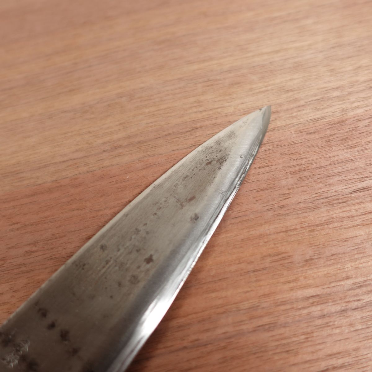 Masamoto Sohonten Mioroshi Sharpened Buffalo Handle Slim Deba Stored Item 205mm