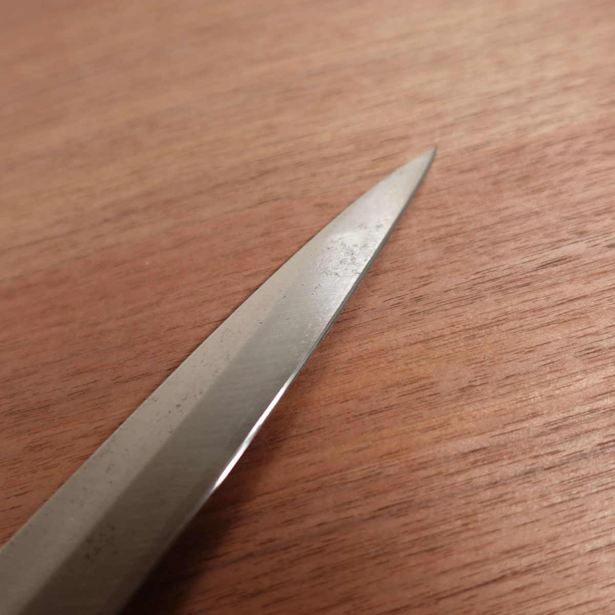 Izutsuki Kiya Yanagiba Sharpened White Buffalo Handle Sashimi Knife 210mm