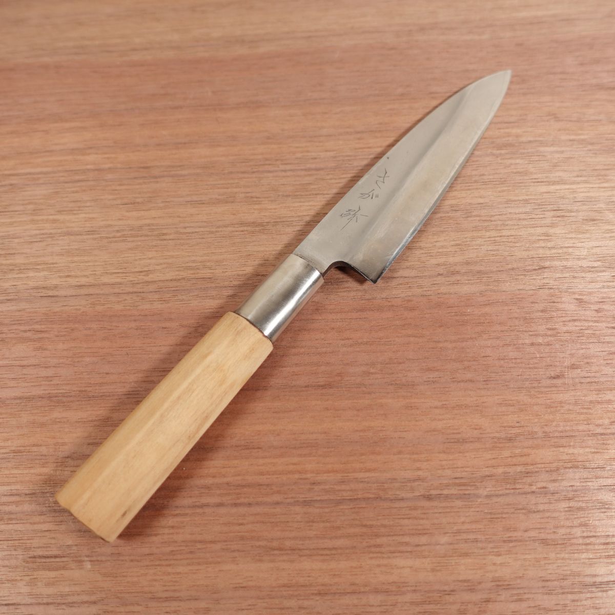 [HYPER REBORN] Sagaya Funayuki Ai-Deba Sharpened Semi-Mirror Finish Yasuki Steel 160mm