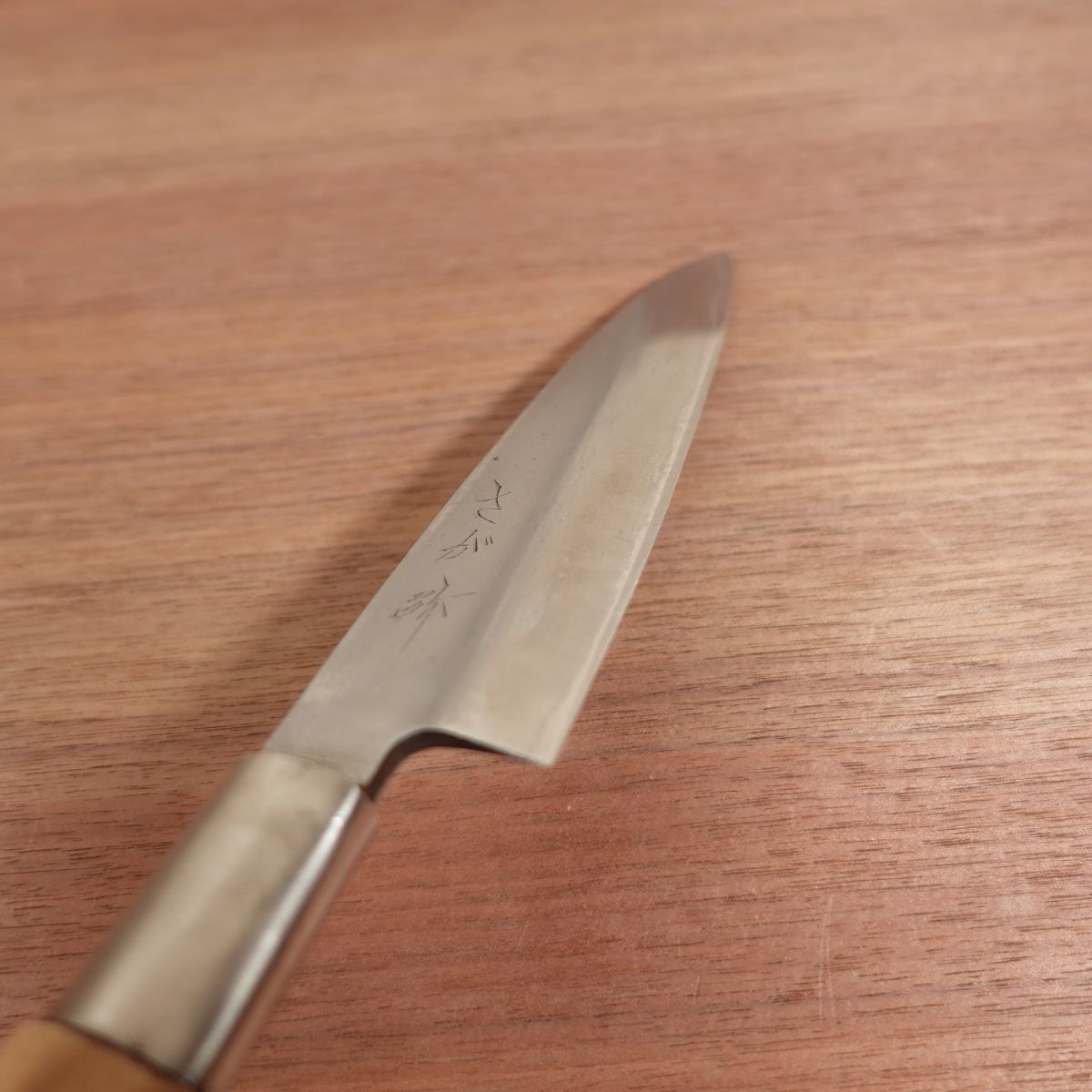 [HYPER REBORN] Sagaya Funayuki Ai-Deba Sharpened Semi-Mirror Finish Yasuki Steel 160mm