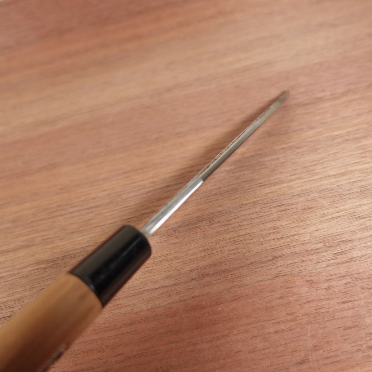Echigo Tamasaburo Ai-Deba Sharpened Single Bevel Carbon Steel Sticker 155mm