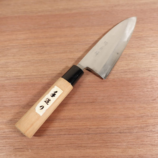 Sakai Sadamine Deba Sharpened Handmade Single Bevel Carbon Steel 155mm