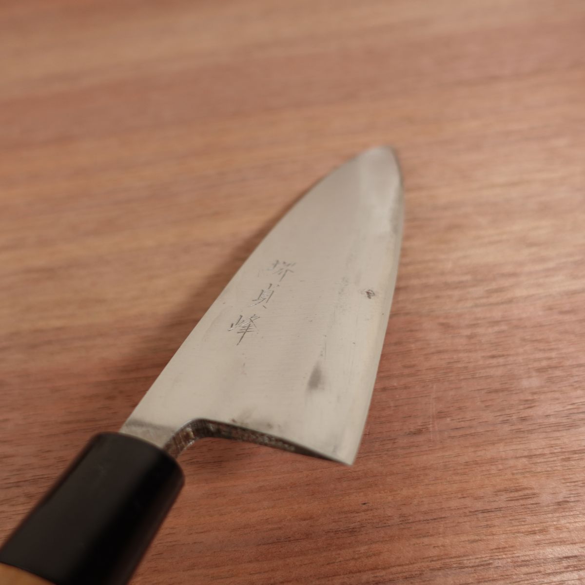 Sakai Sadamine Deba Sharpened Handmade Single Bevel Carbon Steel 155mm