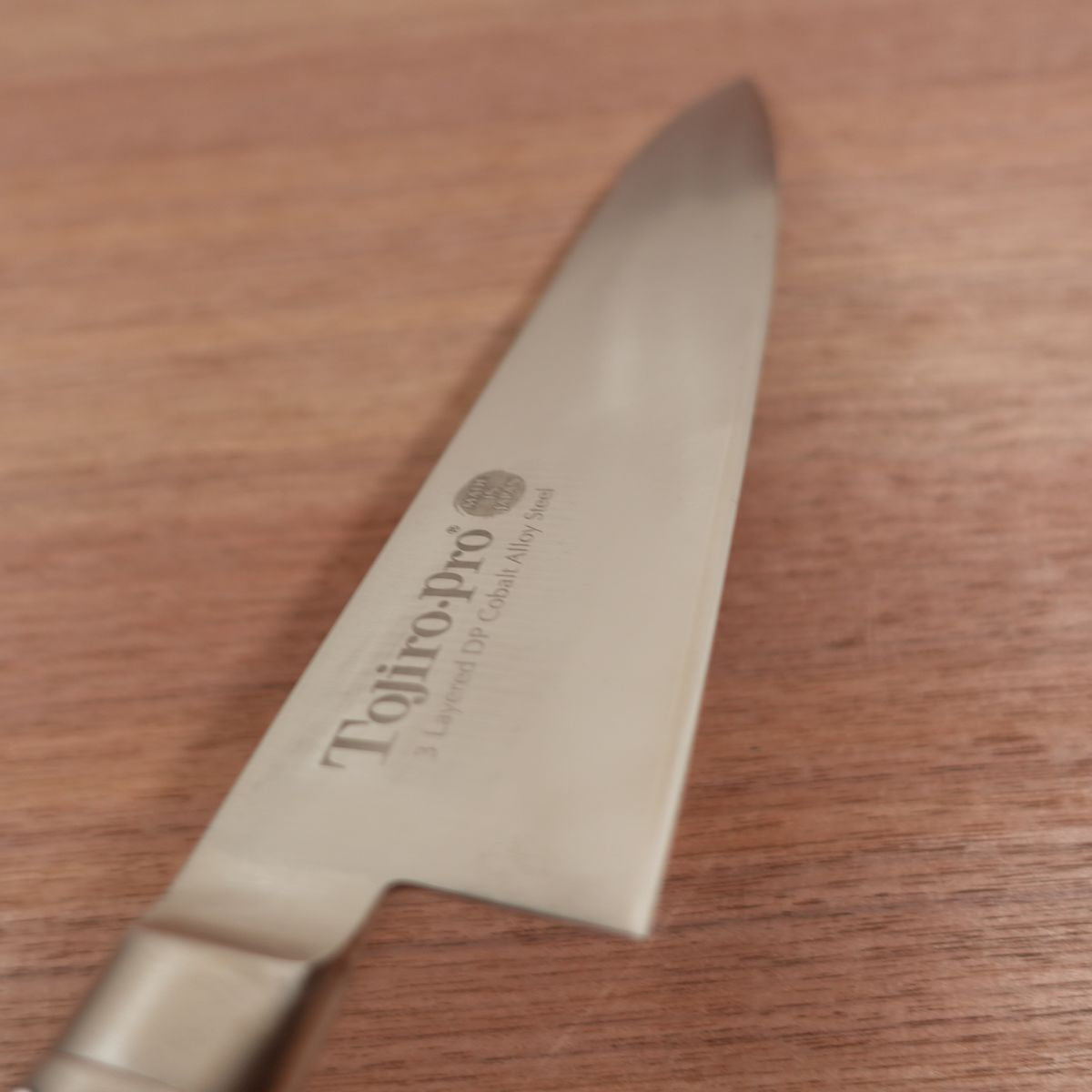 Tojiro Pro Gyuto Knife, Sharpened, All-Purpose Knife, Laminated Steel, 3-Layer DP Cobalt, Lightly Used, 240mm