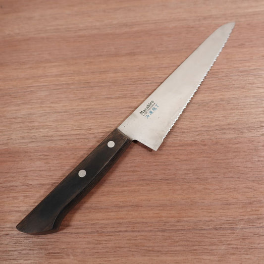 Masahiro Frozen Food Knife, Stainless Steel, Serrated Blade, 195mm