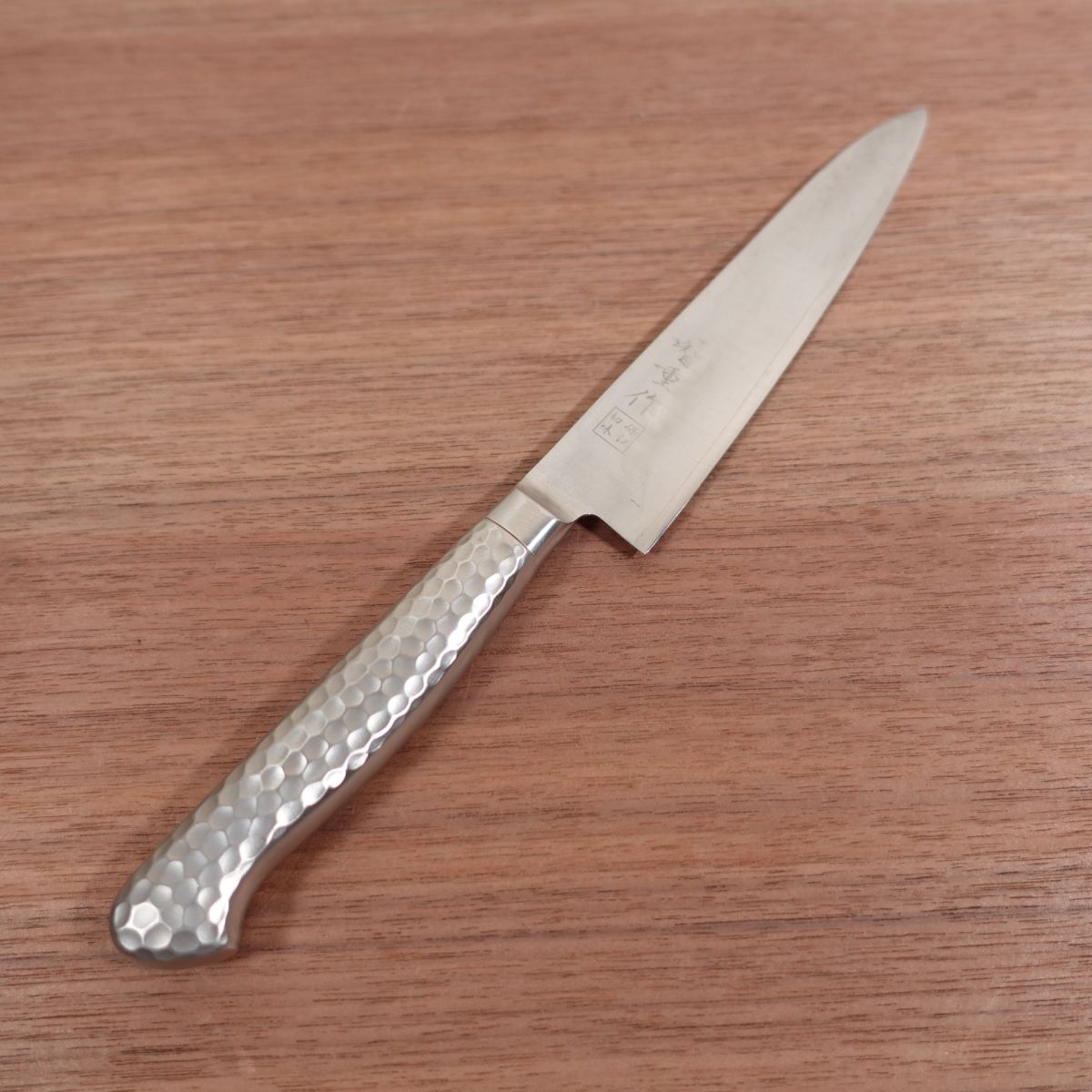 Tomoshige Petty Knife, Sharpened, All Stainless Steel, Fruit Knife, Stainless Steel Laminated, 150mm