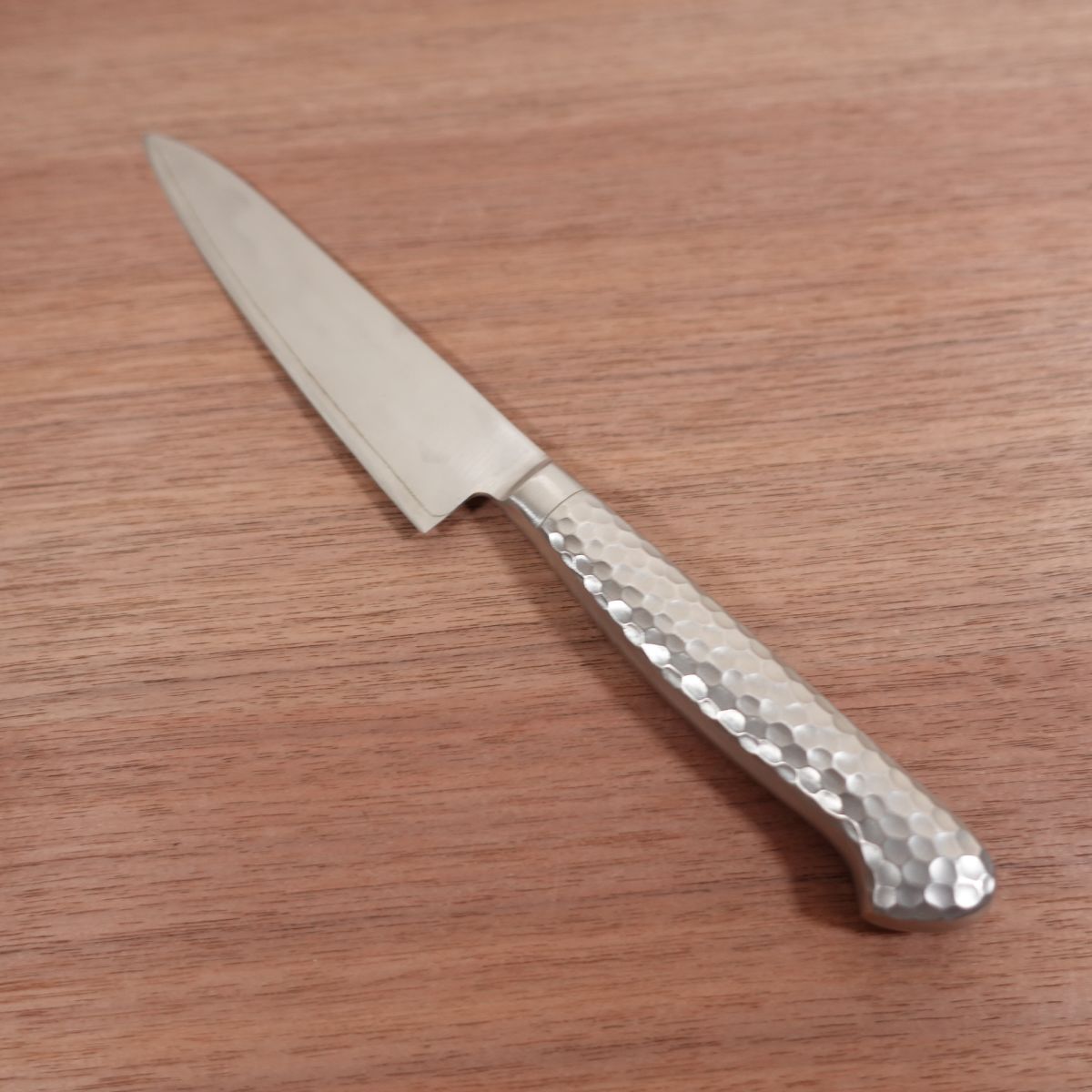 Tomoshige Petty Knife, Sharpened, All Stainless Steel, Fruit Knife, Stainless Steel Laminated, 150mm