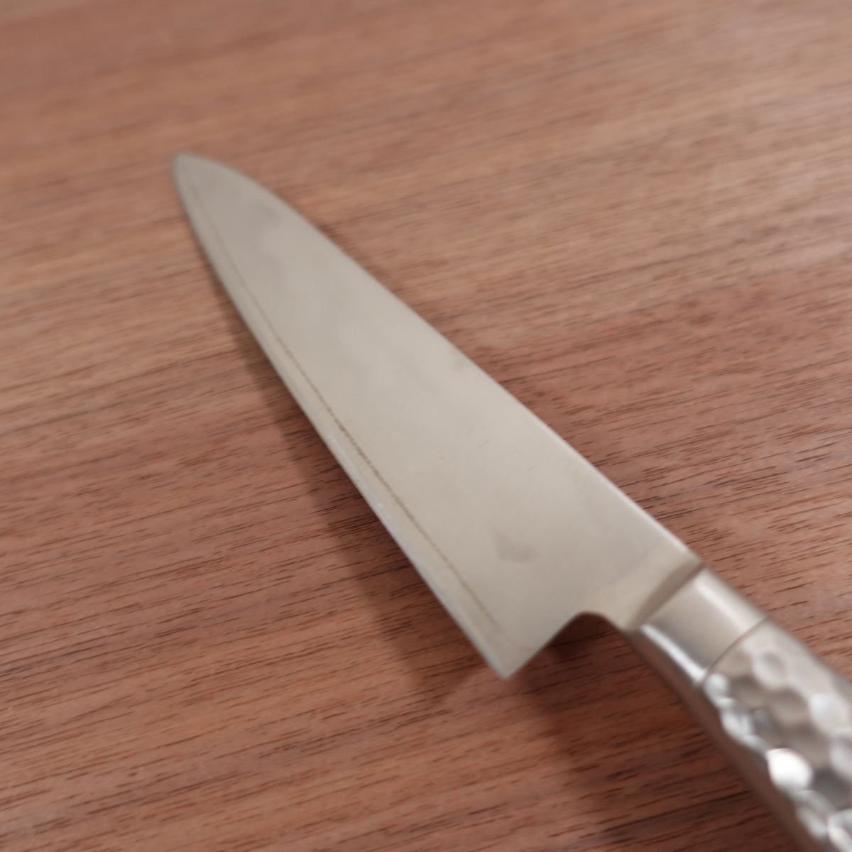 Tomoshige Petty Knife, Sharpened, All Stainless Steel, Fruit Knife, Stainless Steel Laminated, 150mm