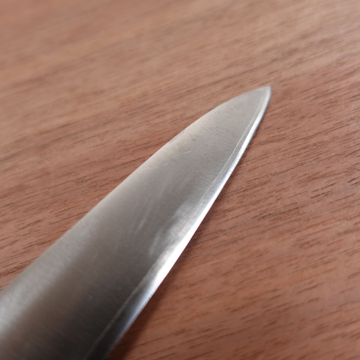 Tomoshige Petty Knife, Sharpened, All Stainless Steel, Fruit Knife, Stainless Steel Laminated, 150mm
