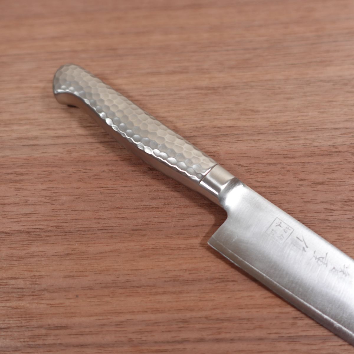 Tomoshige Petty Knife, Sharpened, All Stainless Steel, Fruit Knife, Stainless Steel Laminated, 150mm