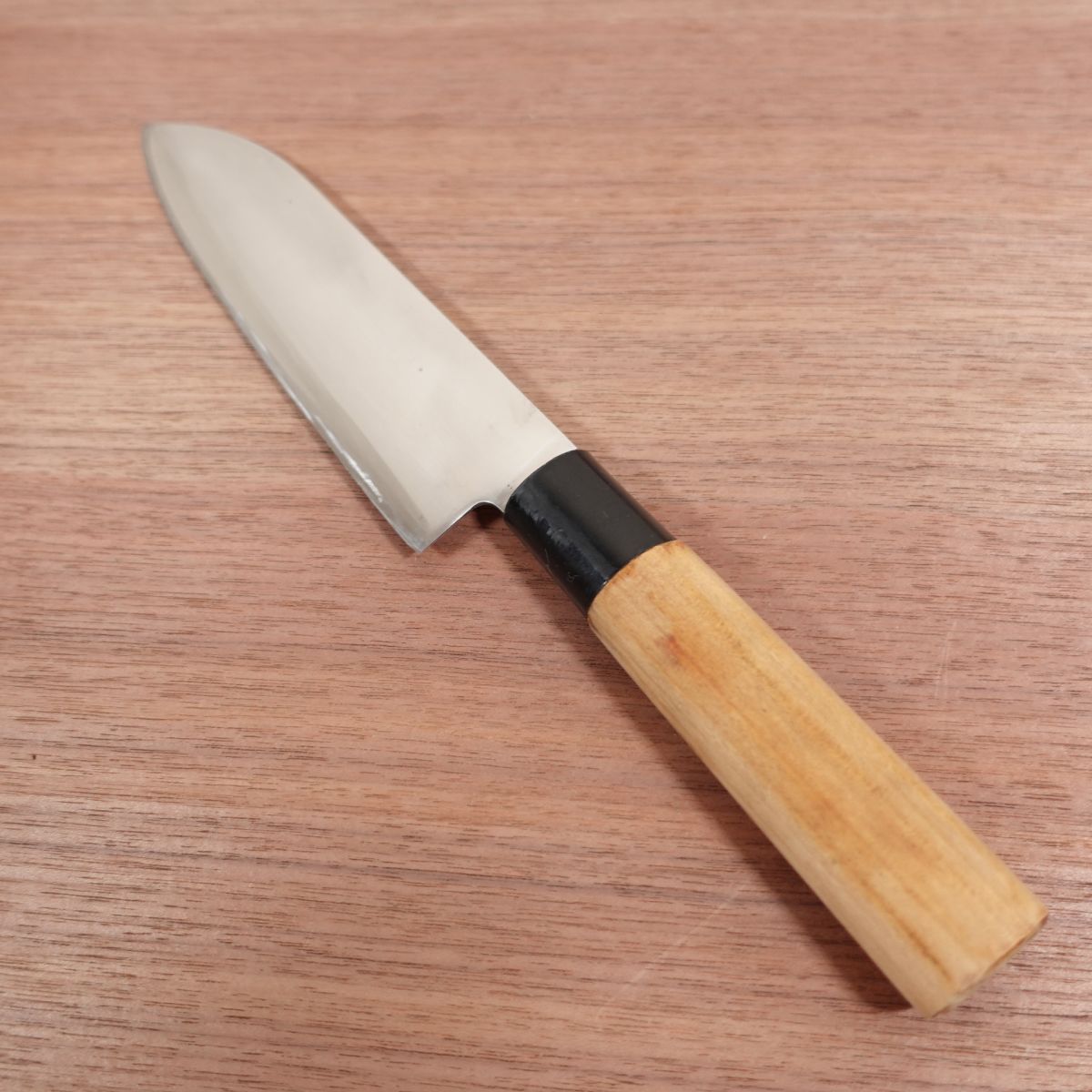 Noshu Masamune Wa-Santoku Knife, Sharpened, Stainless Steel, All-Purpose Knife, Noshu Masamune Saku, 165mm