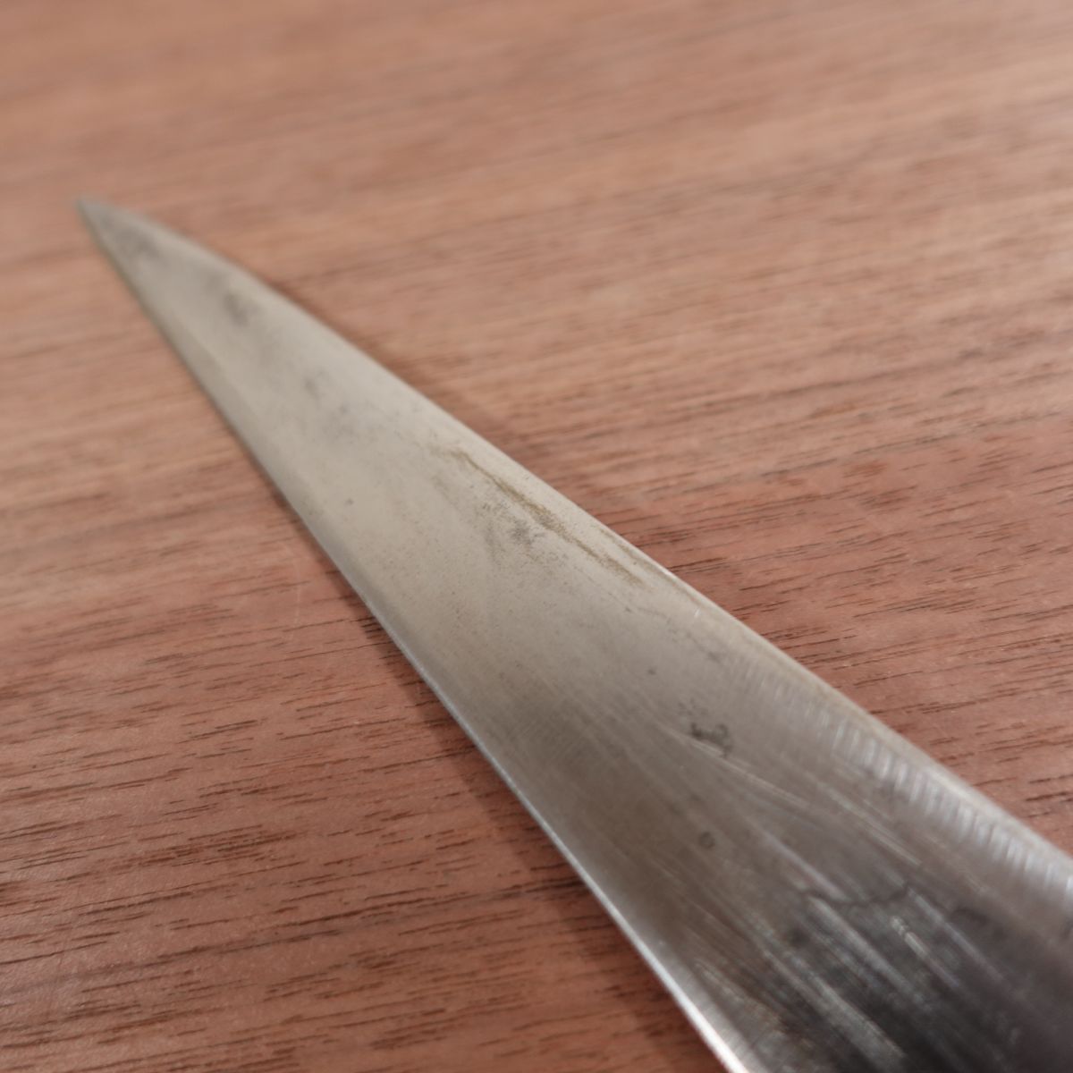 Komatop Sujihiki Knife, Sharpened, Slim Gyuto, Carbon Steel, TOP, Koma, TRADE MARK, Straight Edge, 230mm