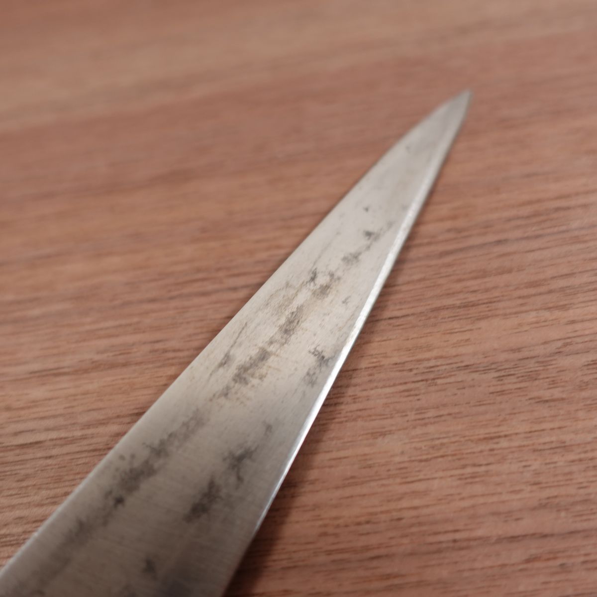 Komatop Sujihiki Knife, Sharpened, Slim Gyuto, Carbon Steel, TOP, Koma, TRADE MARK, Straight Edge, 230mm