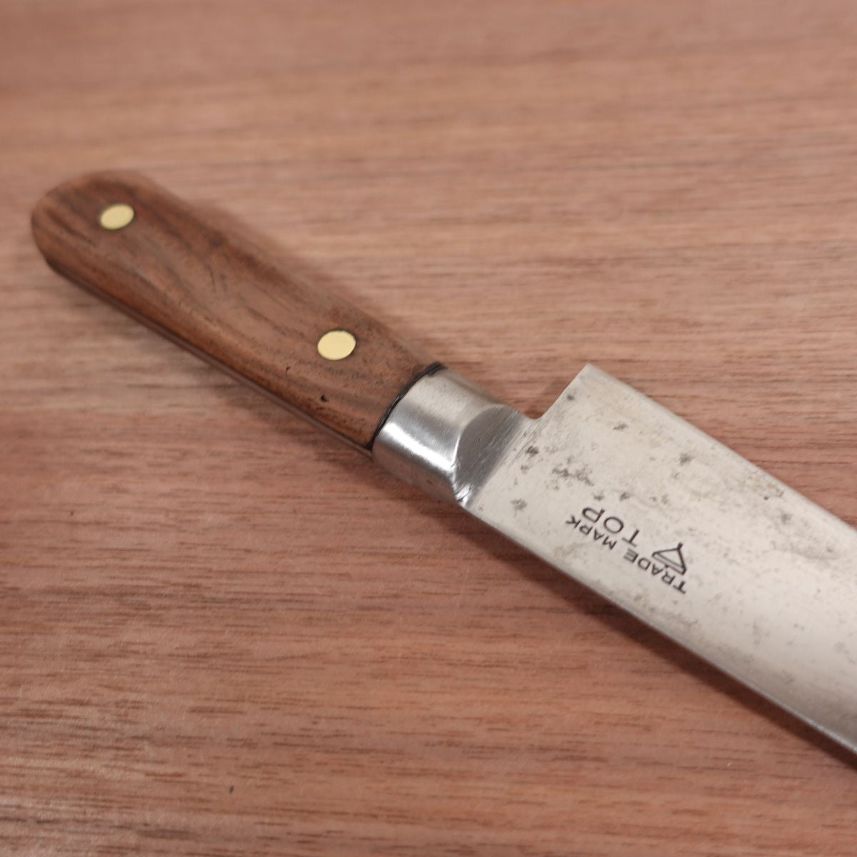 Komatop Sujihiki Knife, Sharpened, Slim Gyuto, Carbon Steel, TOP, Koma, TRADE MARK, Straight Edge, 230mm