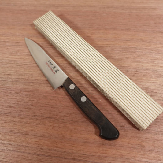 Kiya Petty Knife, Sharpened, Nihonbashi Kiya, Fruit Knife, Austrian Stainless Steel, Decorative Cutting, Boxed, 110mm