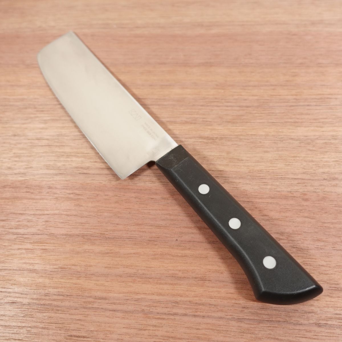 Seki Magoroku Nakiri Knife, Sharpened, Wakatake, Slim Nakiri, Stainless Steel, 160mm