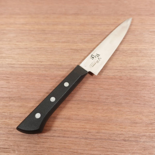Seki Magoroku Petty Knife, Sharpened, Wakatake, Slim Fruit Knife, Stainless Steel, 120mm