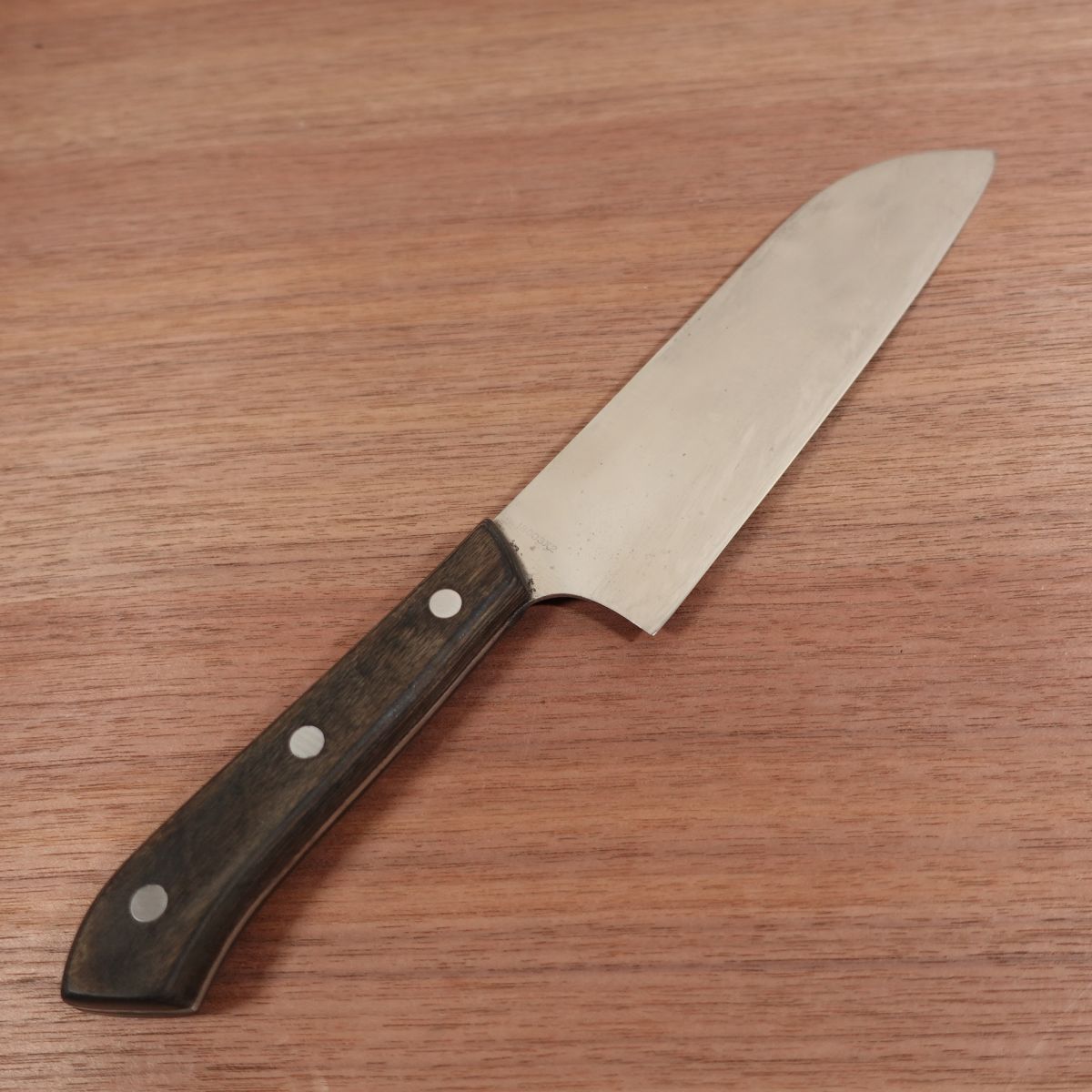Kiya Santoku Knife, Sharpened, Edelweiss, All-Purpose Knife, Stainless Steel, 175mm