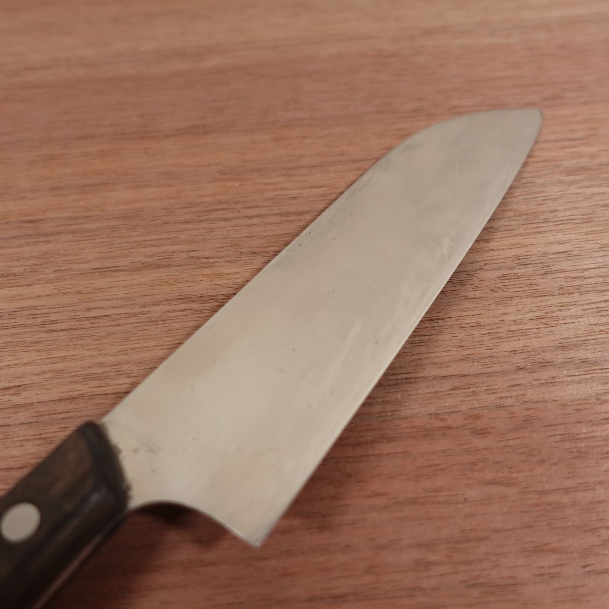 Kiya Santoku Knife, Sharpened, Edelweiss, All-Purpose Knife, Stainless Steel, 175mm
