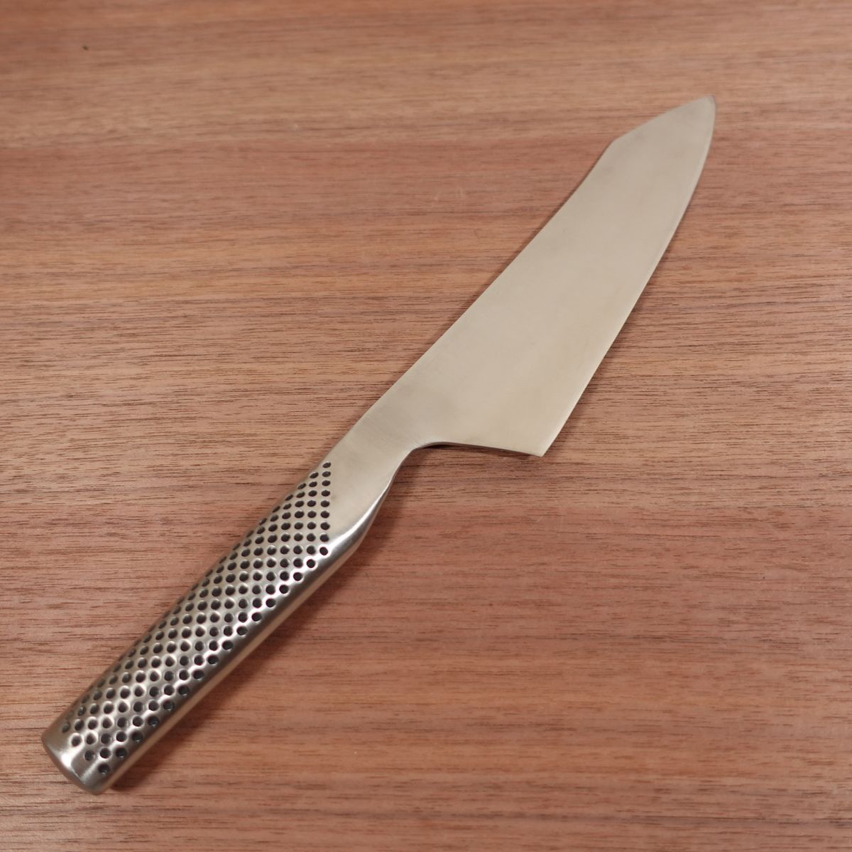 GLOBAL Bunka Knife, Sharpened, Kiritsuke-Style Santoku, G-4, All-Purpose Knife, Stainless Steel, Lightly Used, 180mm