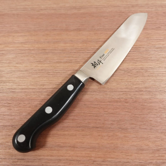 Murato Santoku Knife, Sharpened, Fine AUS10 Stainless Steel, All-Purpose Knife, 150mm